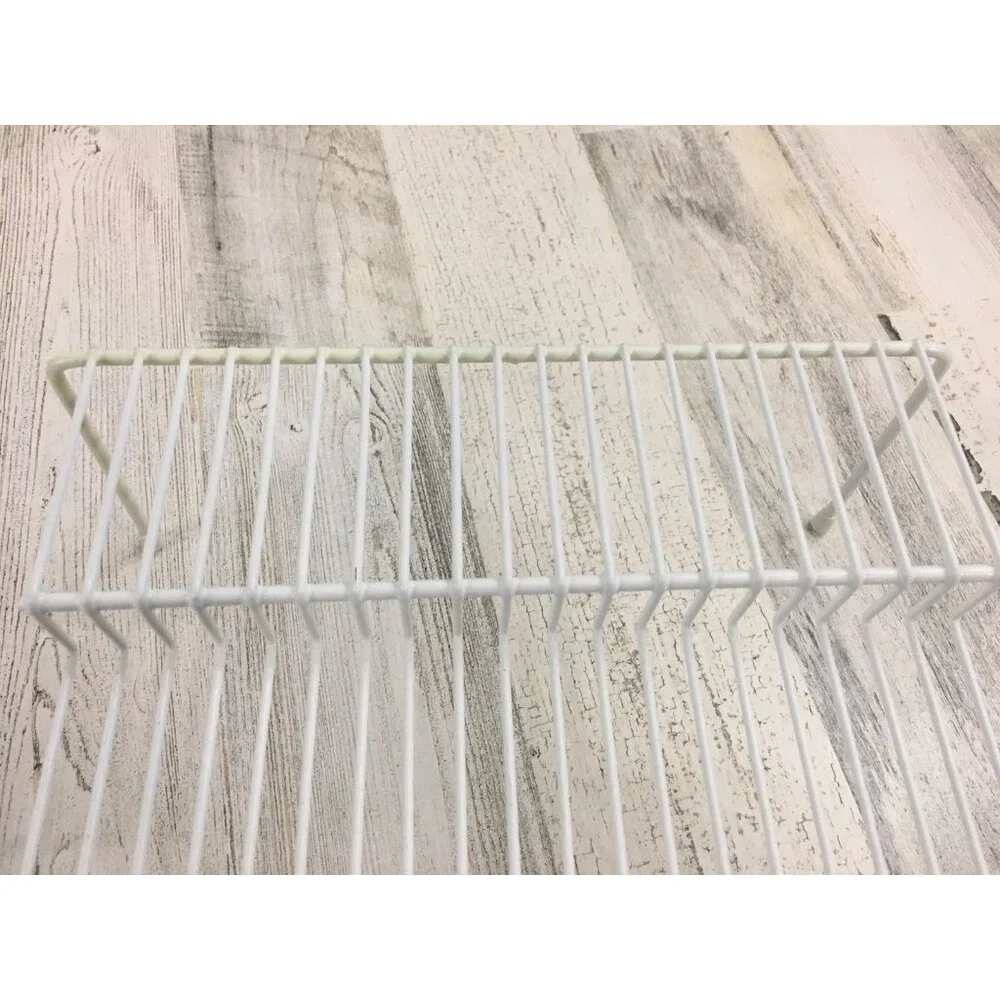 3-Tier Rack Wire Covered White Step Shelf Spice Rack